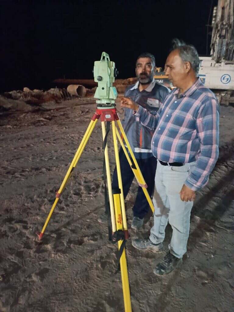 نقشه برداری اسکله بندر لنگه